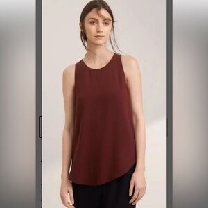 ARITZIA Wilfred Sevres Blouse sleeveless Tank Top Size Small